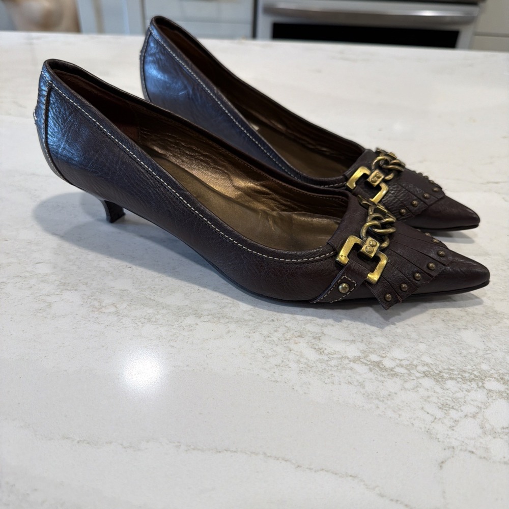 PEDRO MIRALLES Kitten Heel Shoes EU40 - Picture 3 of 11